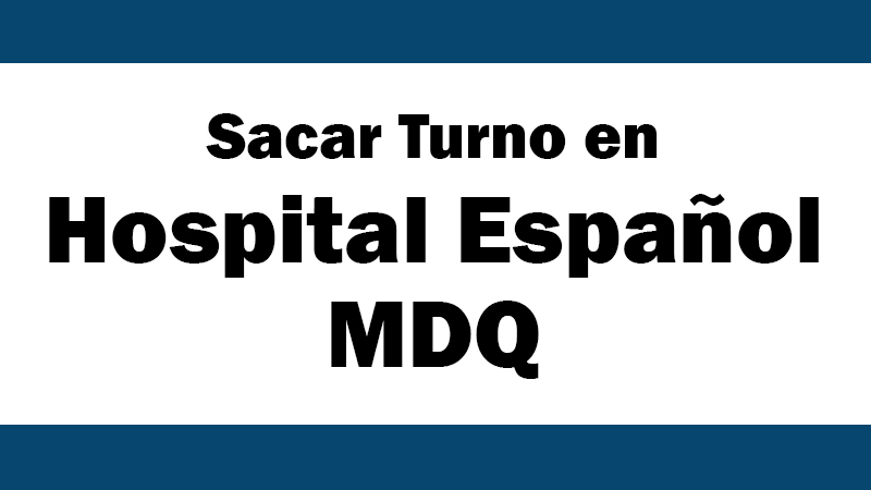 traumatologia hospital español de mar del plata turnos online