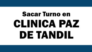 clinica paz tandil turnos online y por telefono