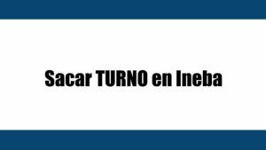 ineba turnos